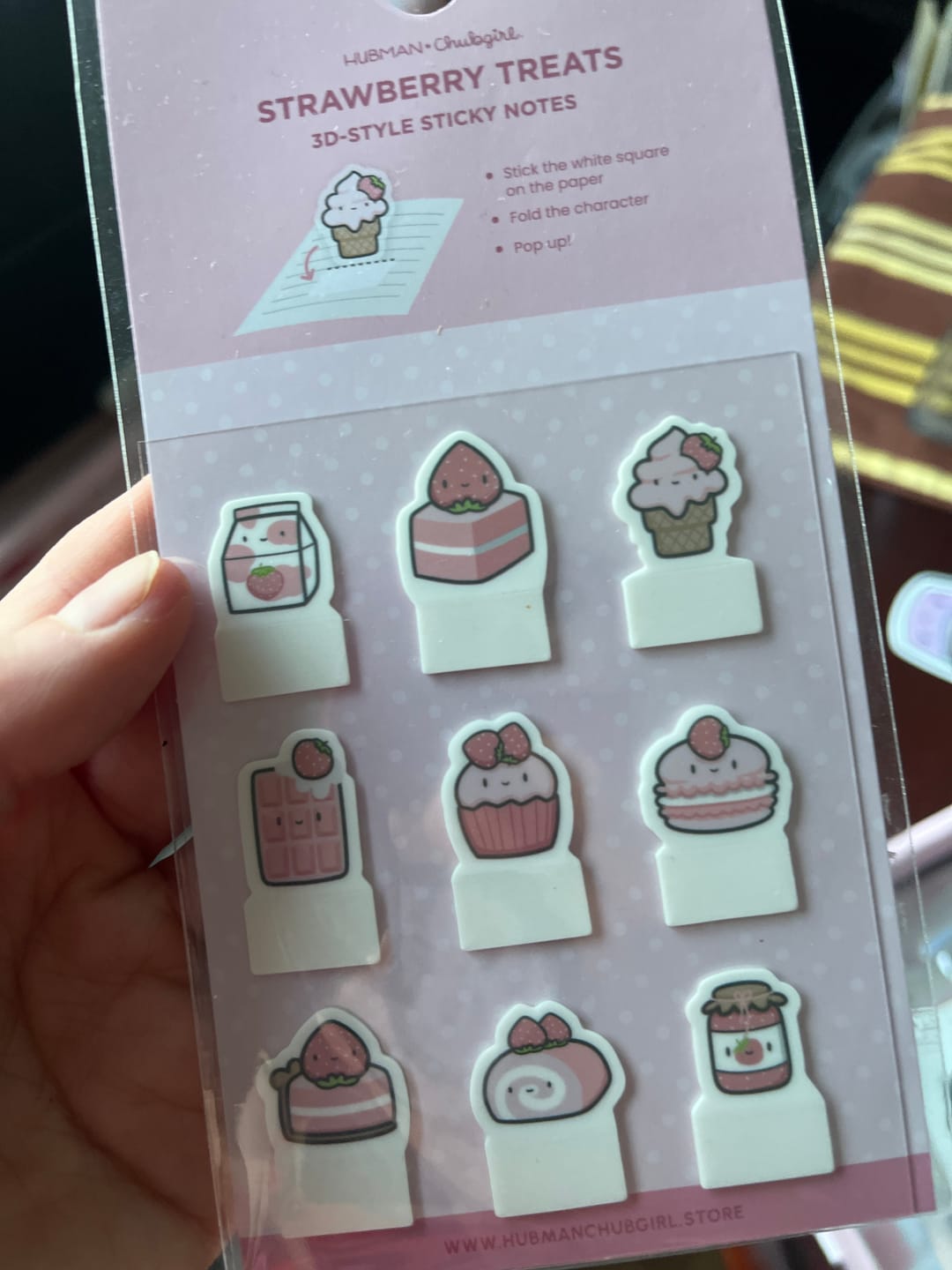 Customer photo review of Strawberry Harvest Sticky Tabs