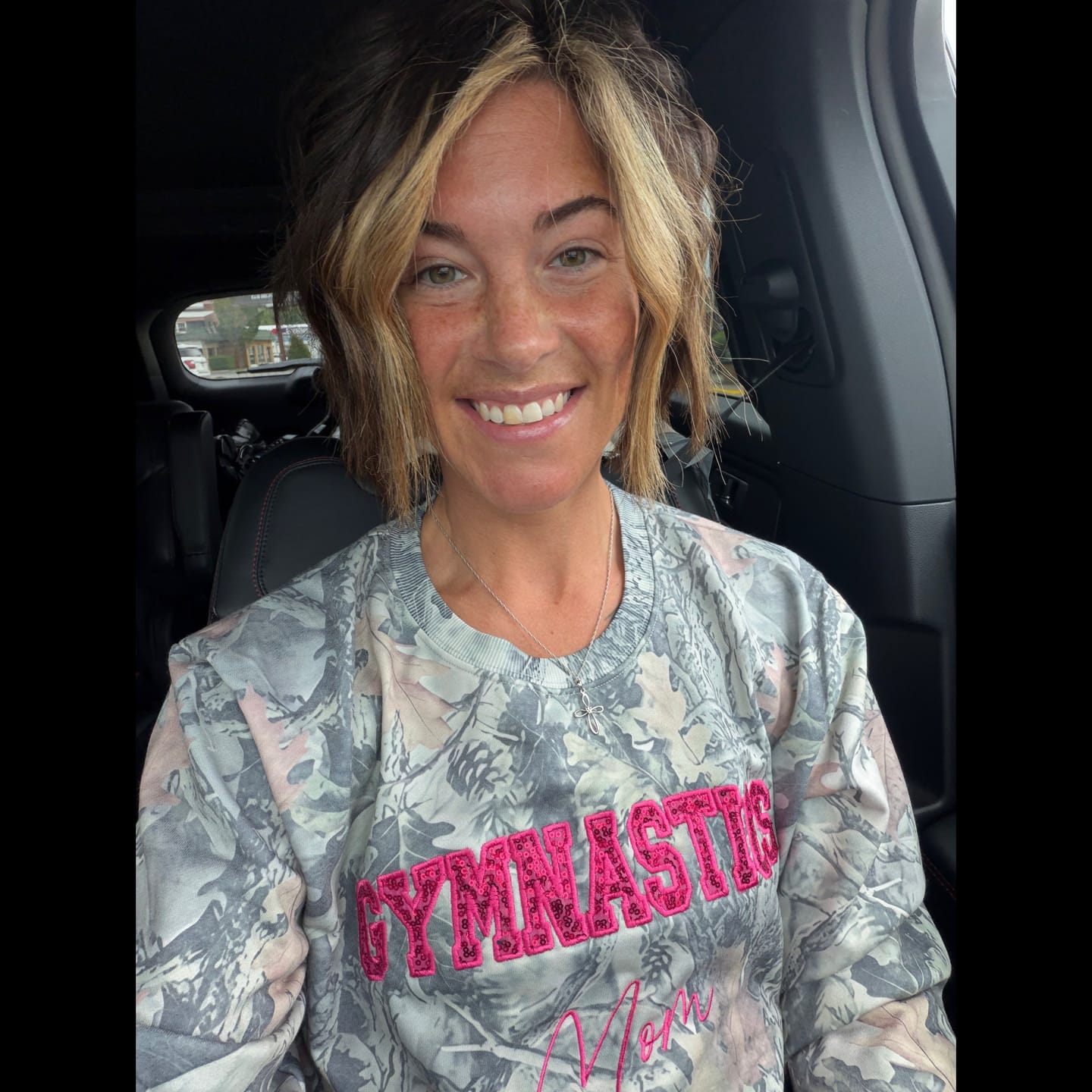 Customer photo review of Custom Sequin Baseball MAMA Sweatshirt Sports MAMA Sweatshirt – Personalized Glitter Letters Sweatshirt Vintage Style | Gifts for Sports Mom