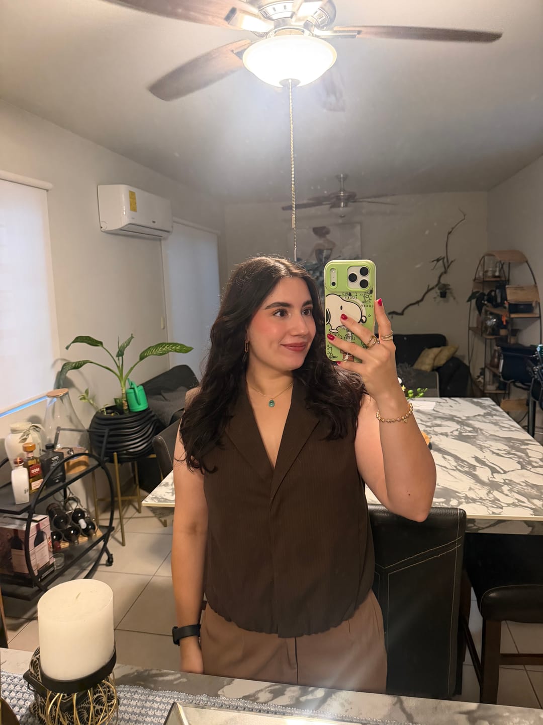 Customer photo review of Dije Ovalado Con Centro Zirconia