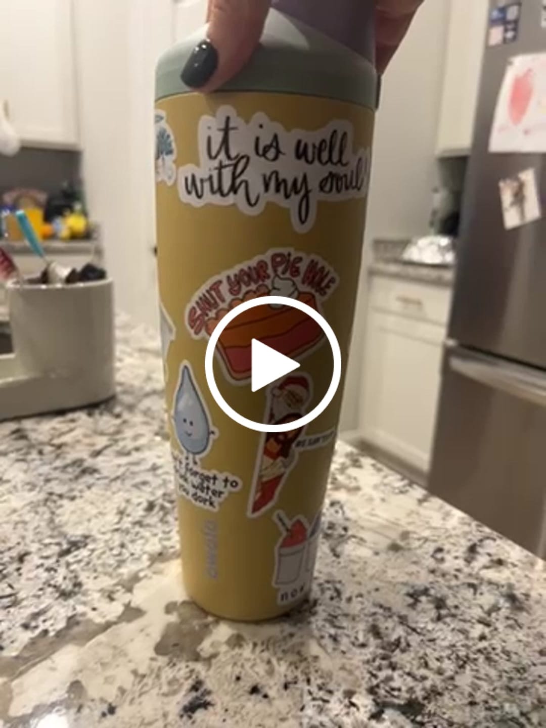 Customer video review of It is well with my soul sticker