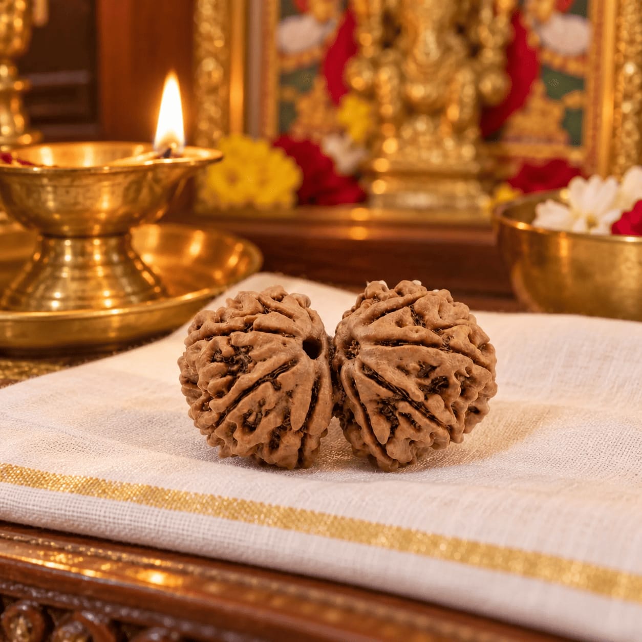 Customer photo review of Gauri Shankar Rudraksha (Nepali)