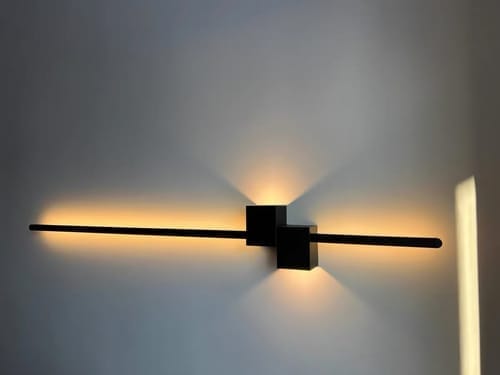 Customer photo review of Long Linear LED Wall Sconce