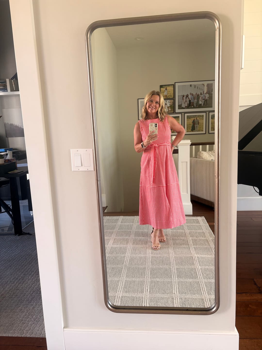 Customer photo review of Colette Gingham Dress
