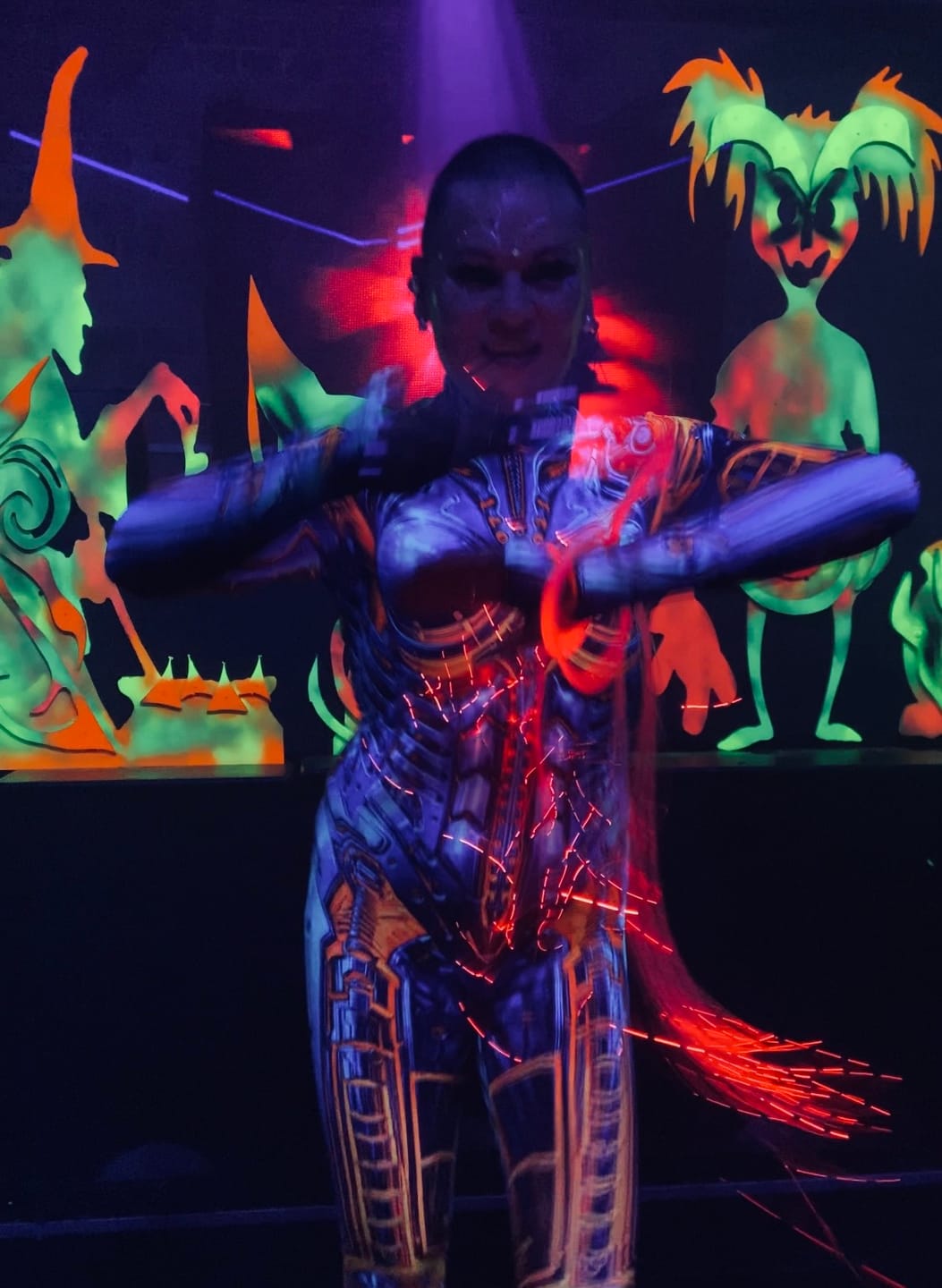 Customer photo review of Hot Bot Costume