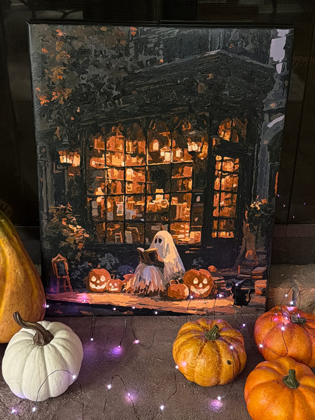 Customer photo review of Cozy Ghost Stories | Paint by Number