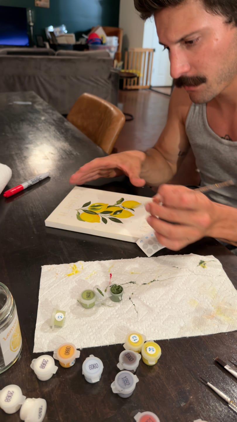 Customer photo review of 6 Mini Paintings - Italian ''Dolce Vita'' Set