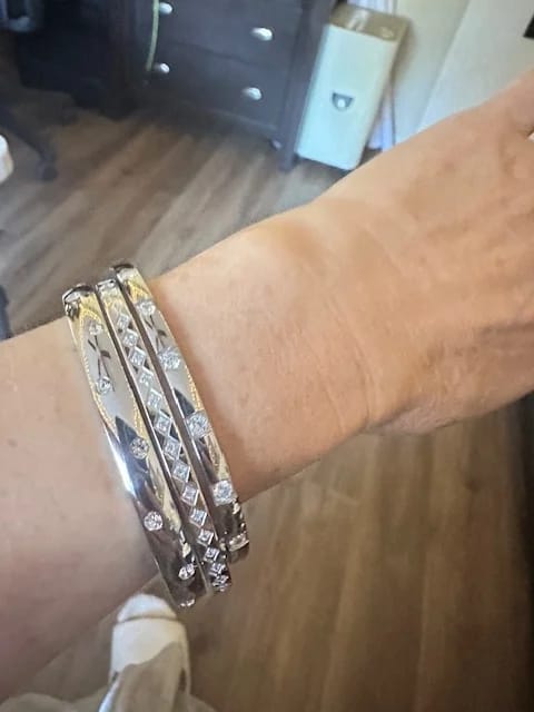 Customer photo review of Stella Flush Bangle