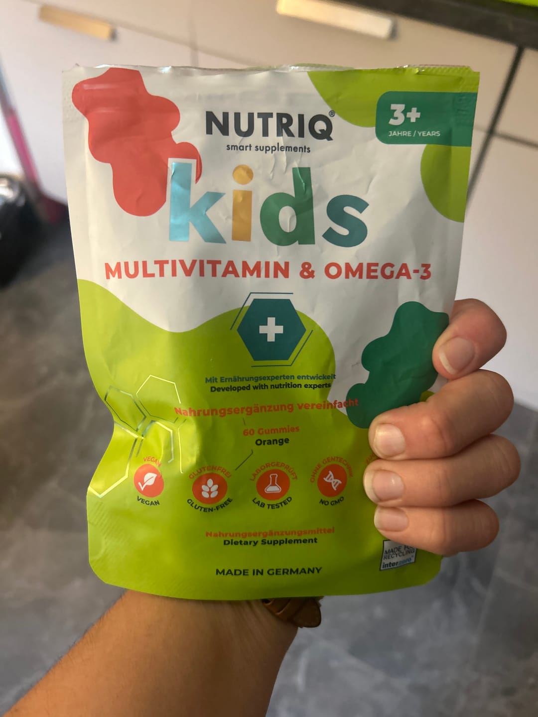 Customer photo review of Kids Multivitamin & Omega-3