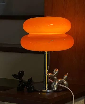 Customer photo review of Donut Style Table Lamp