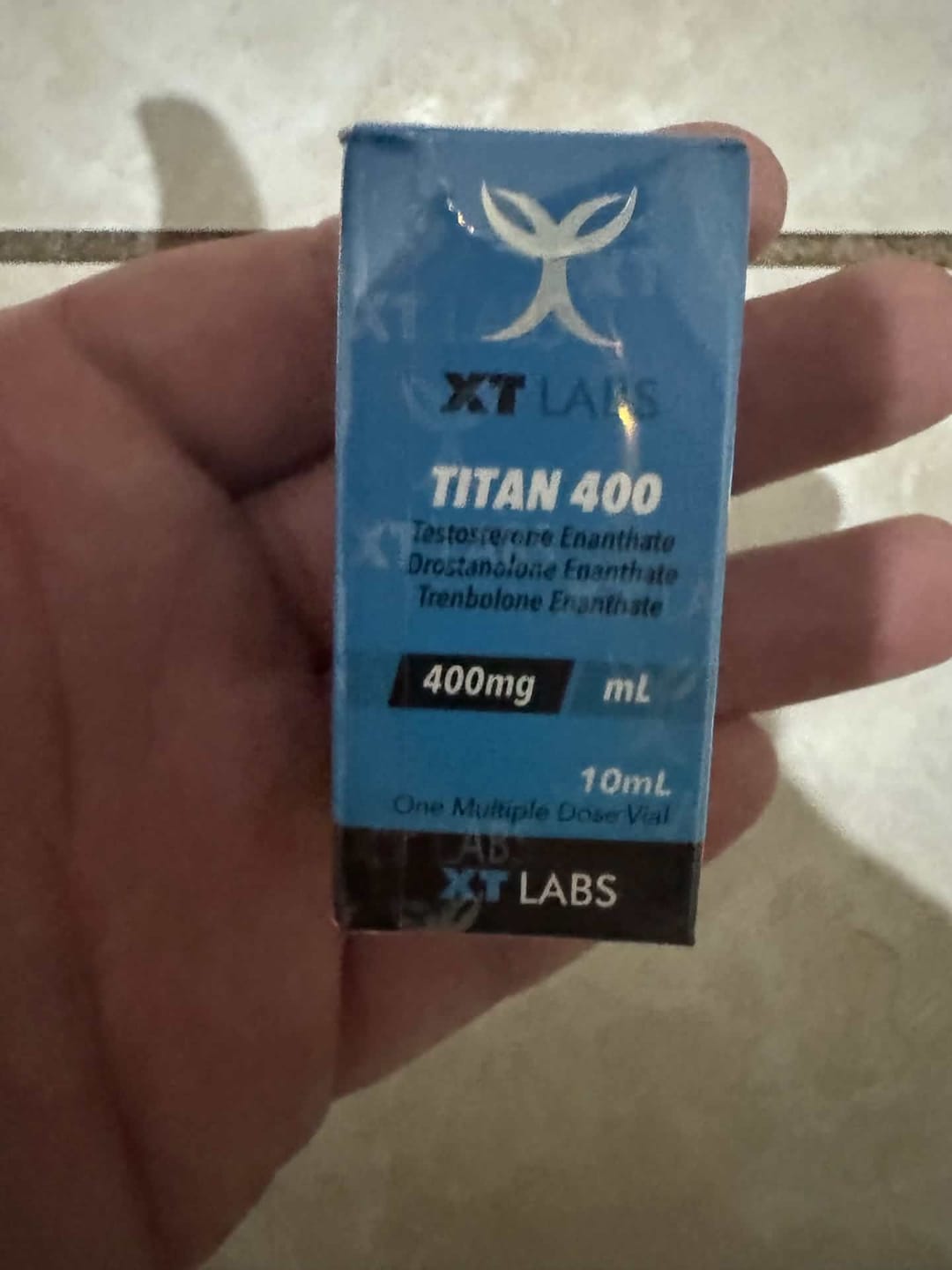 Customer photo review of TITAN | Testo, Drostanolona & Trembo Enantato 400mg 10ml