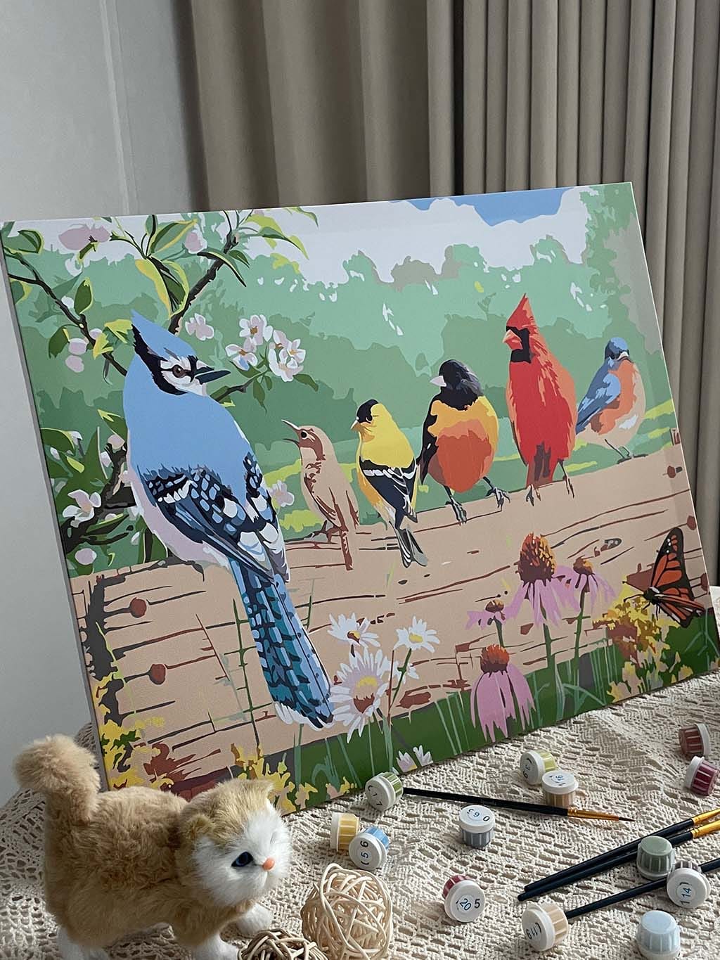 Customer photo review of Oiseaux sur la barrière