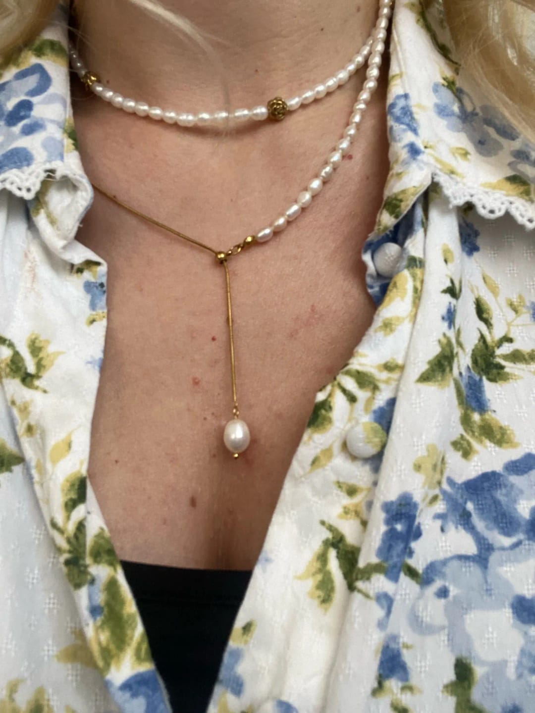 Customer photo review of Celestial Chain Necklace
