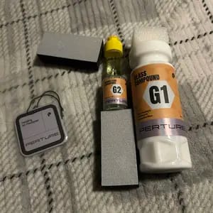 Customer photo review of Pulizia Vetri Auto Rimuove Macchie E Oli Stradali