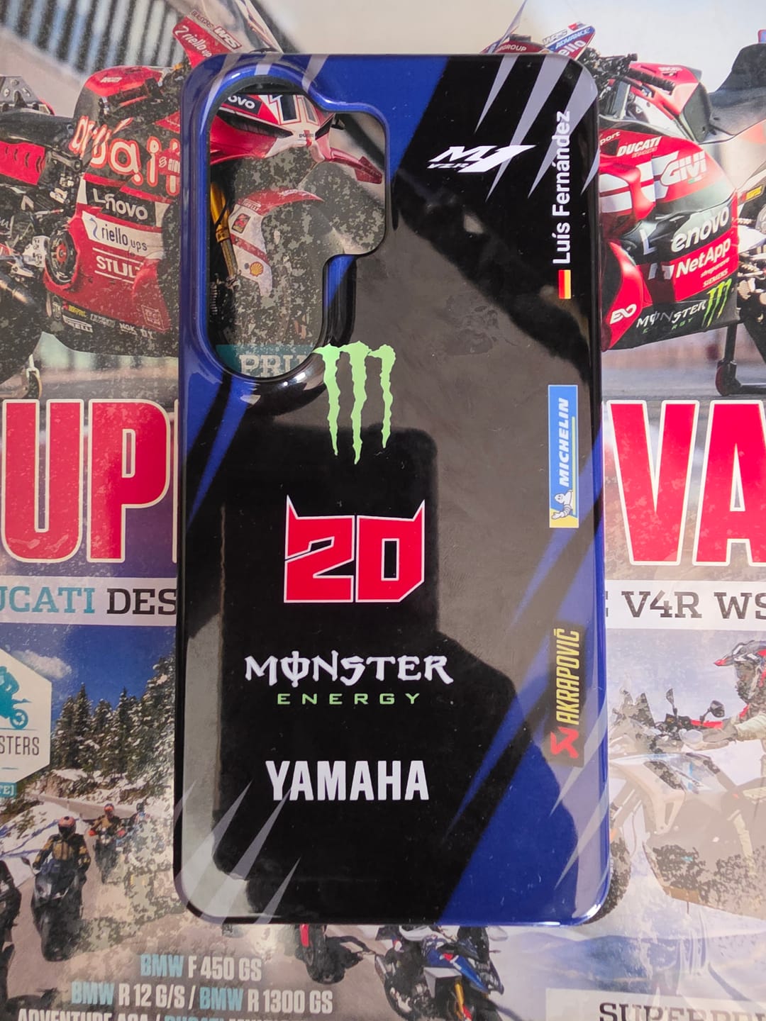Customer photo review of YZR-M1 MotoGP 2025 Livery - Individuelle Premium Hülle für Samsung