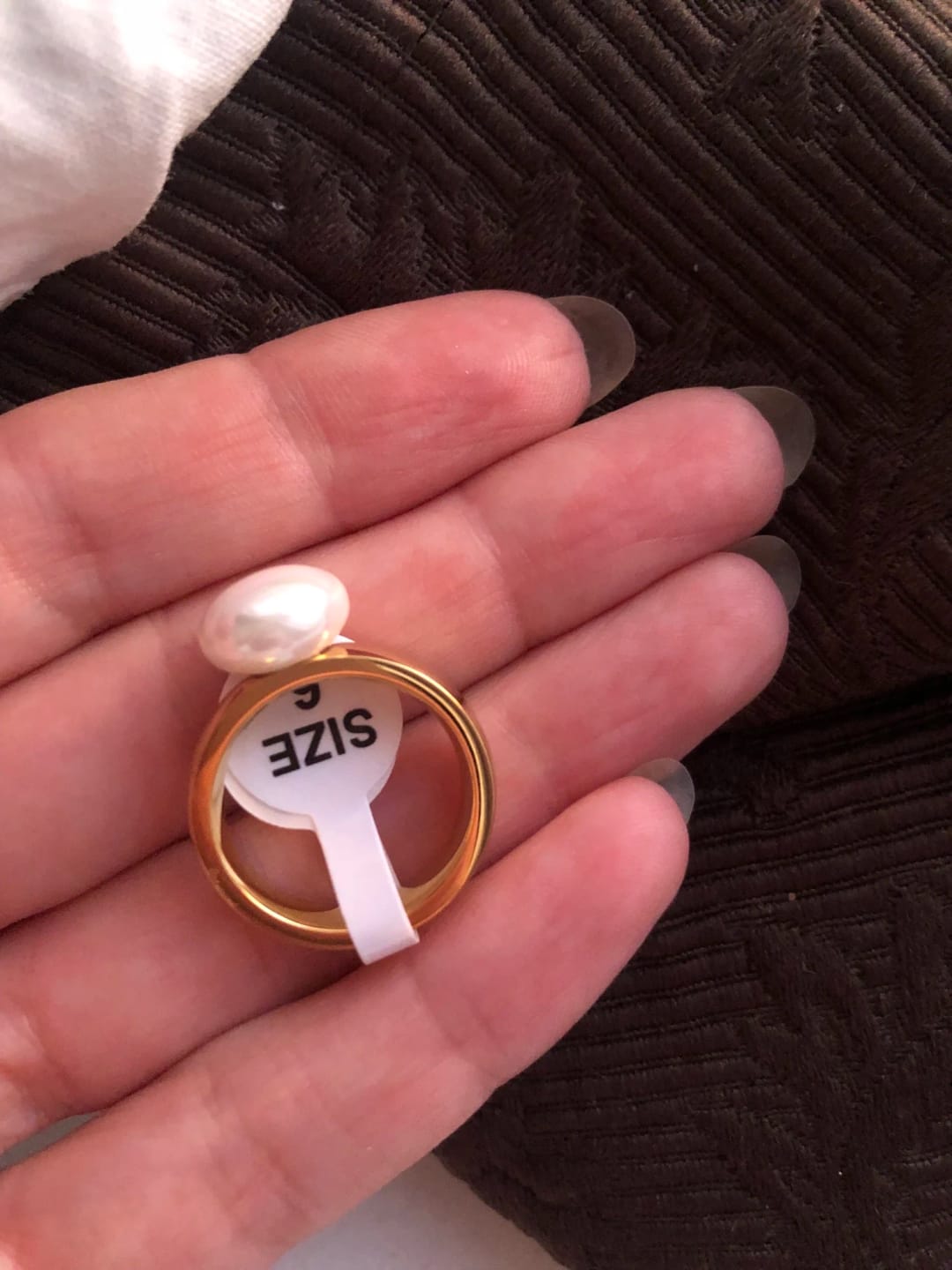 Customer photo review of Aura Pearl Band