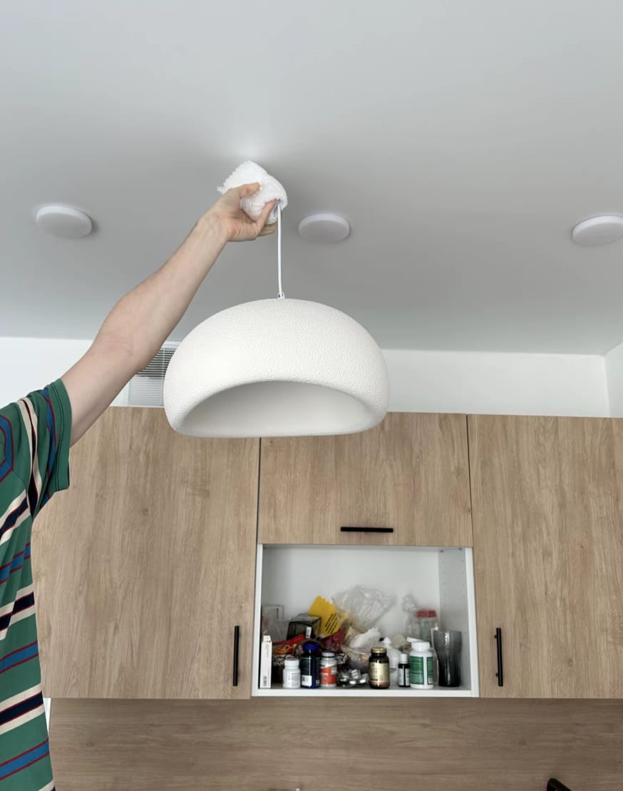 Customer photo review of Japanese Minimalist Pendant Light