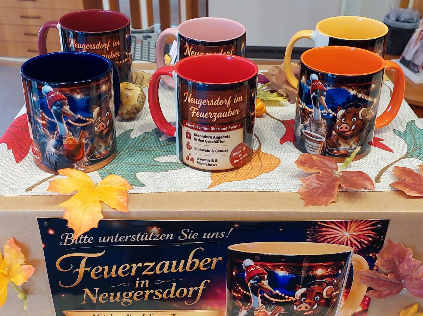 Customer photo review of TassenExpress - Becher Keramik Tasse mit Logo bedruckt 325ml Firmenlogo