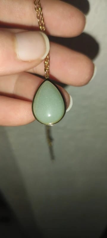 Customer photo review of Gemstone Serenity Necklace