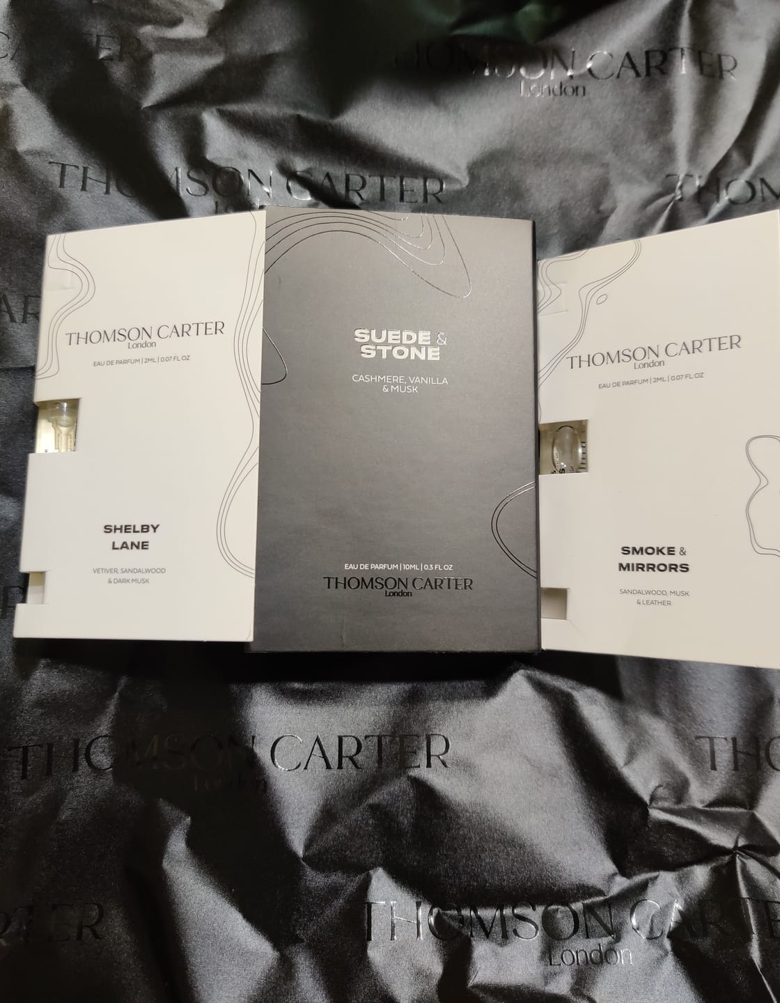 Customer photo review of Suede & Stone | Eau de Parfum