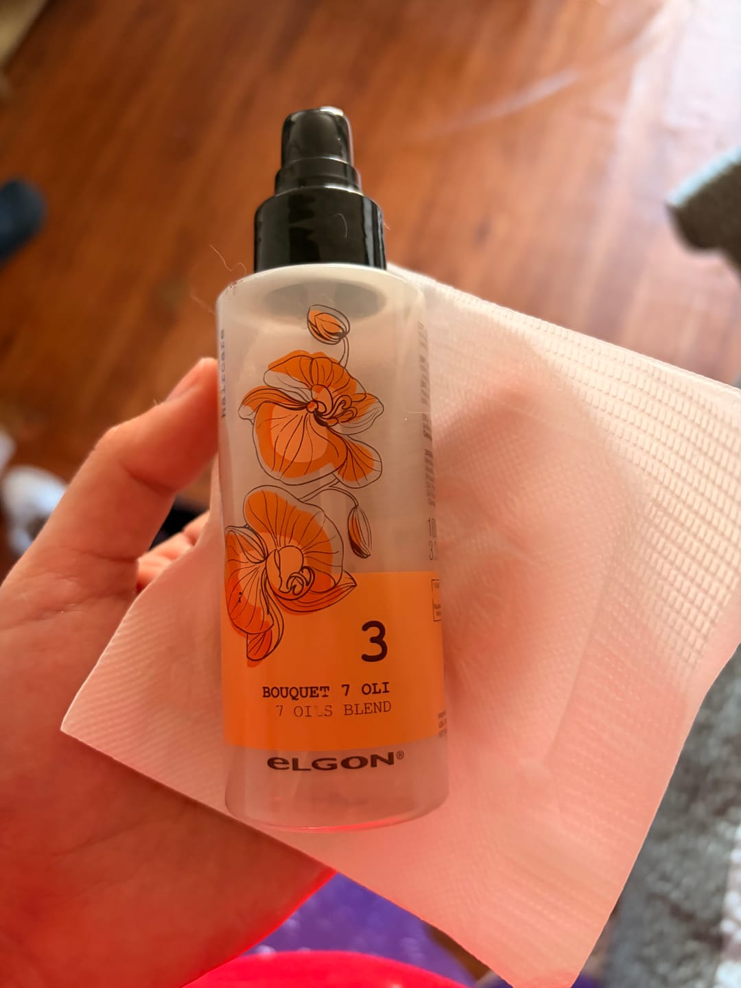 Customer photo review of Óleo 7 Aceites Refibra Bouquet 100ml Elgon