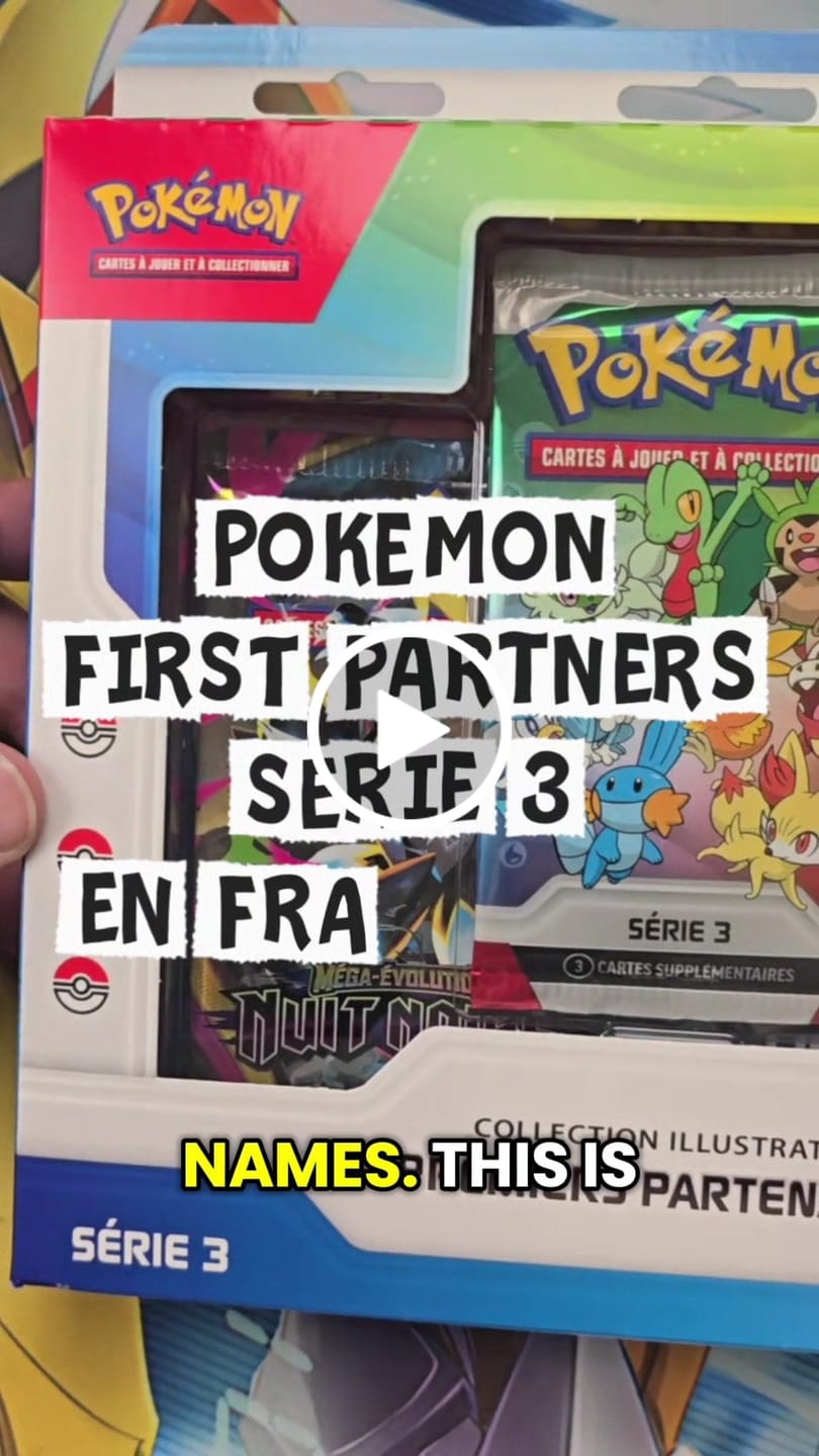 Customer video review of (Cards are in FRENCH) POKEMON FRENCH FIRST PARTNER ILLUSTRATION COLLECTION SERIES 3 (Cards are in FRENCH)