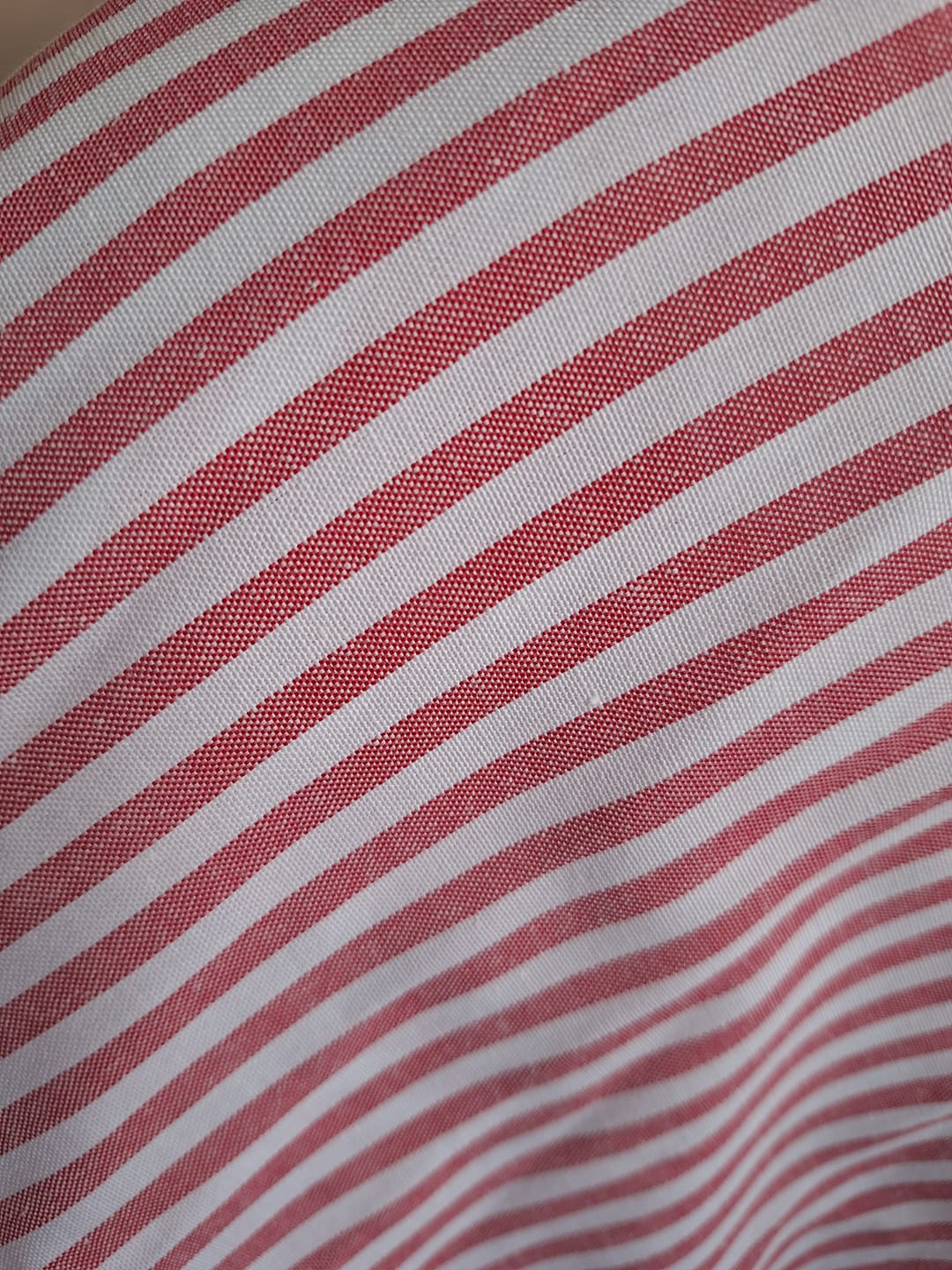 Customer photo review of Yarn Dyed Striped Linen Blend Fabric