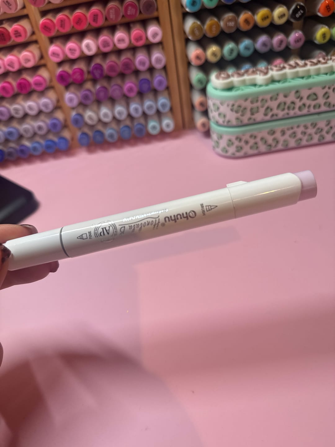 Customer photo review of Ohuhu Honolulu R242 / R50 Individual Marker, Brush & Chisel