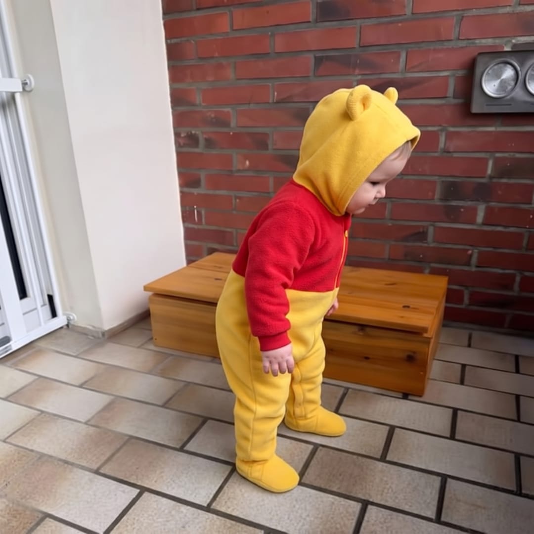 Customer photo review of Cubsy™ Winnie Bear Onesie