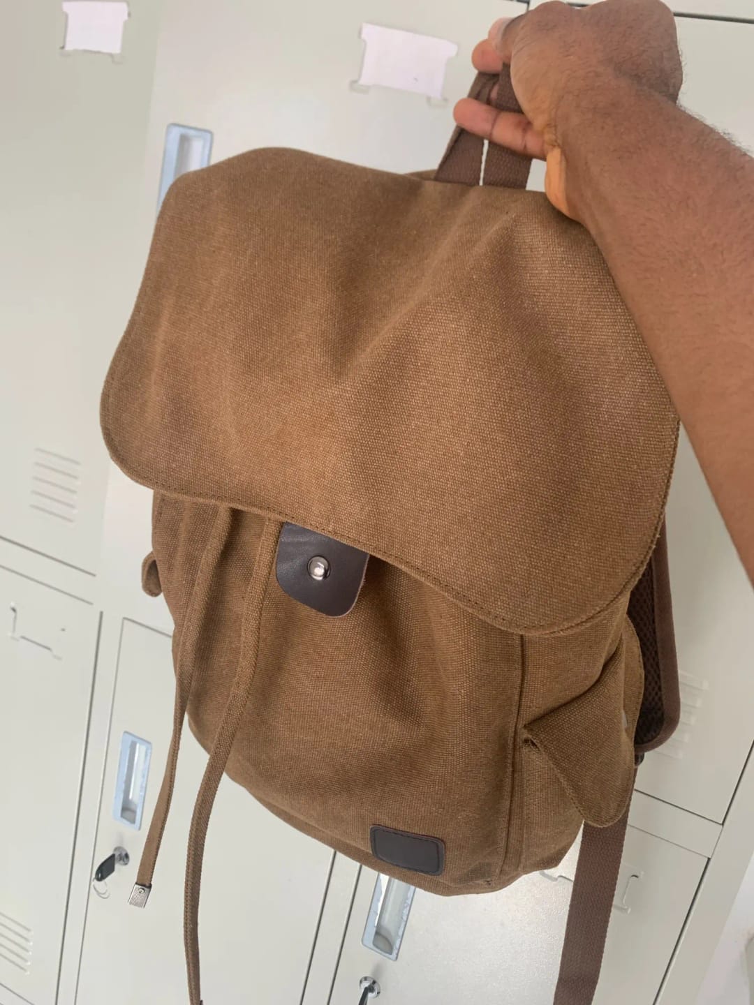 Customer photo review of Mochila de Lona Estilo Vintage