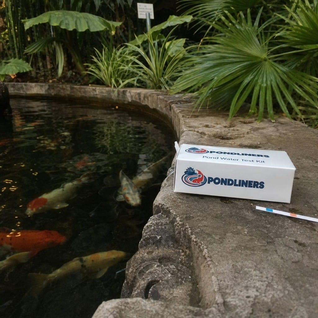 Customer photo review of Pond Water Test Kit UK | Tests pH, Ammonia, Nitrite & More | Koi & Garden Ponds