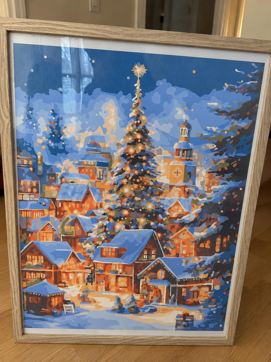 Customer photo review of Village de Noël Étincelant