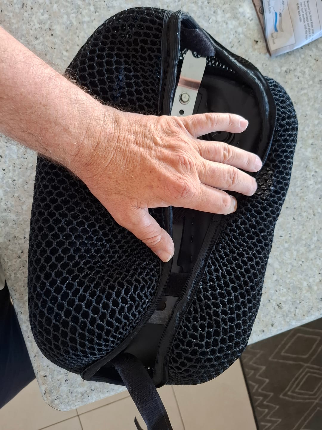 Customer photo review of Wind Rider Seat Cover