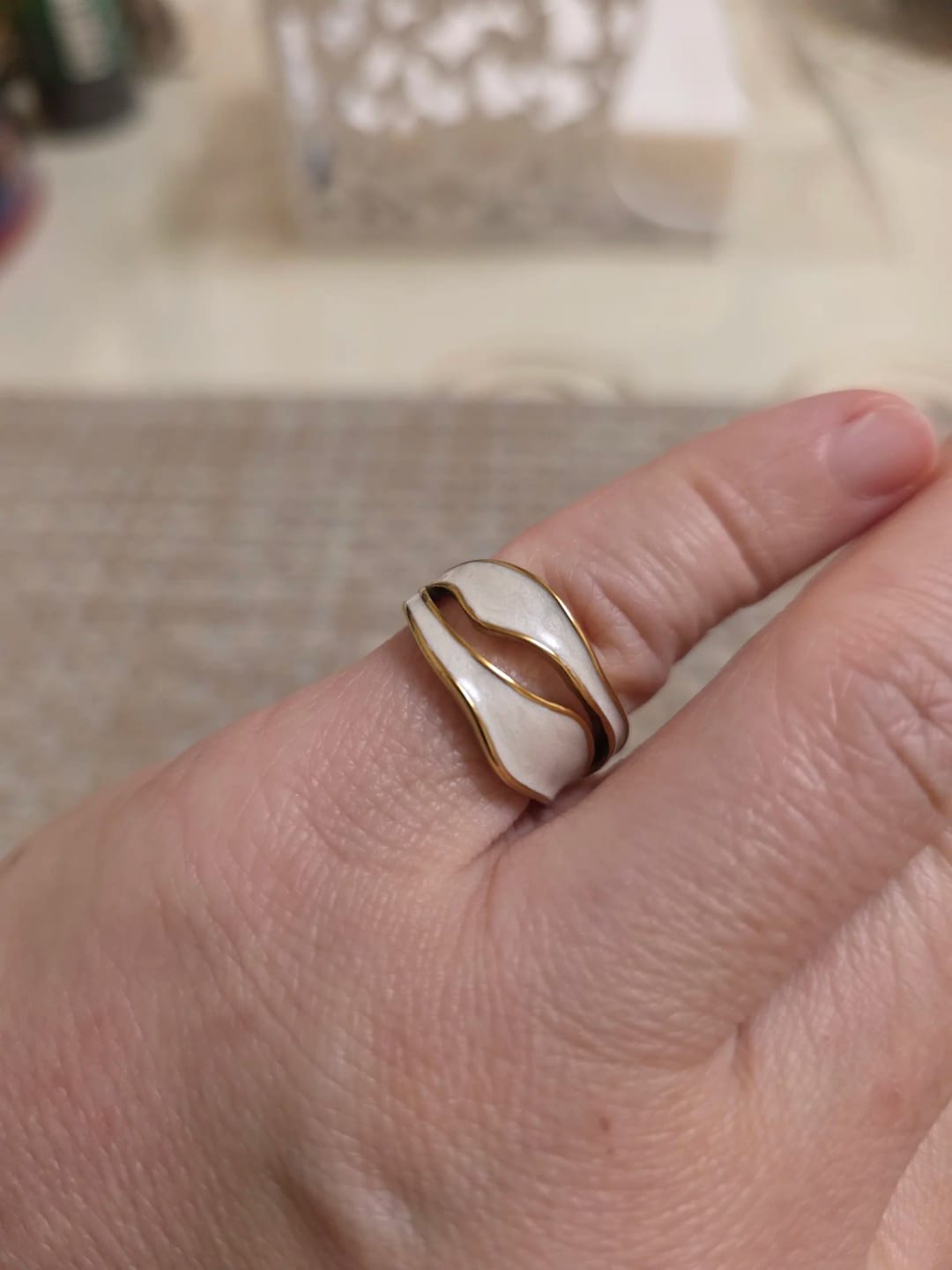 Customer photo review of Pure Canvas Open Ring