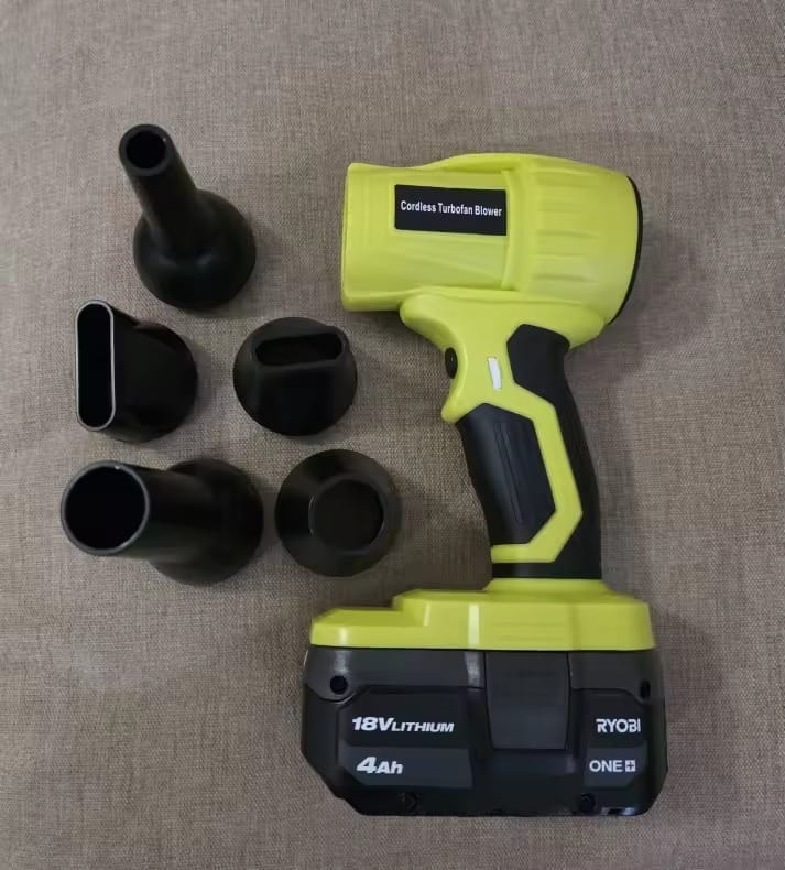Customer photo review of Compact Cordless Jet Blower