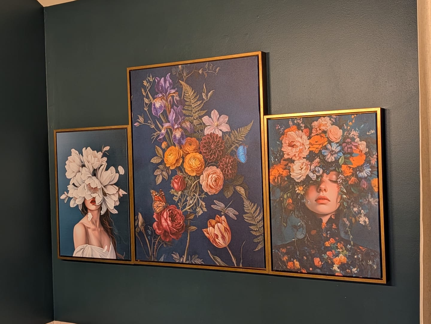 Customer photo review of Victorian Flowers Print