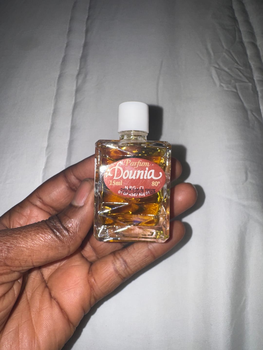 Customer photo review of Dounia Perfume 15ml | Original Personal Fragrance Oil