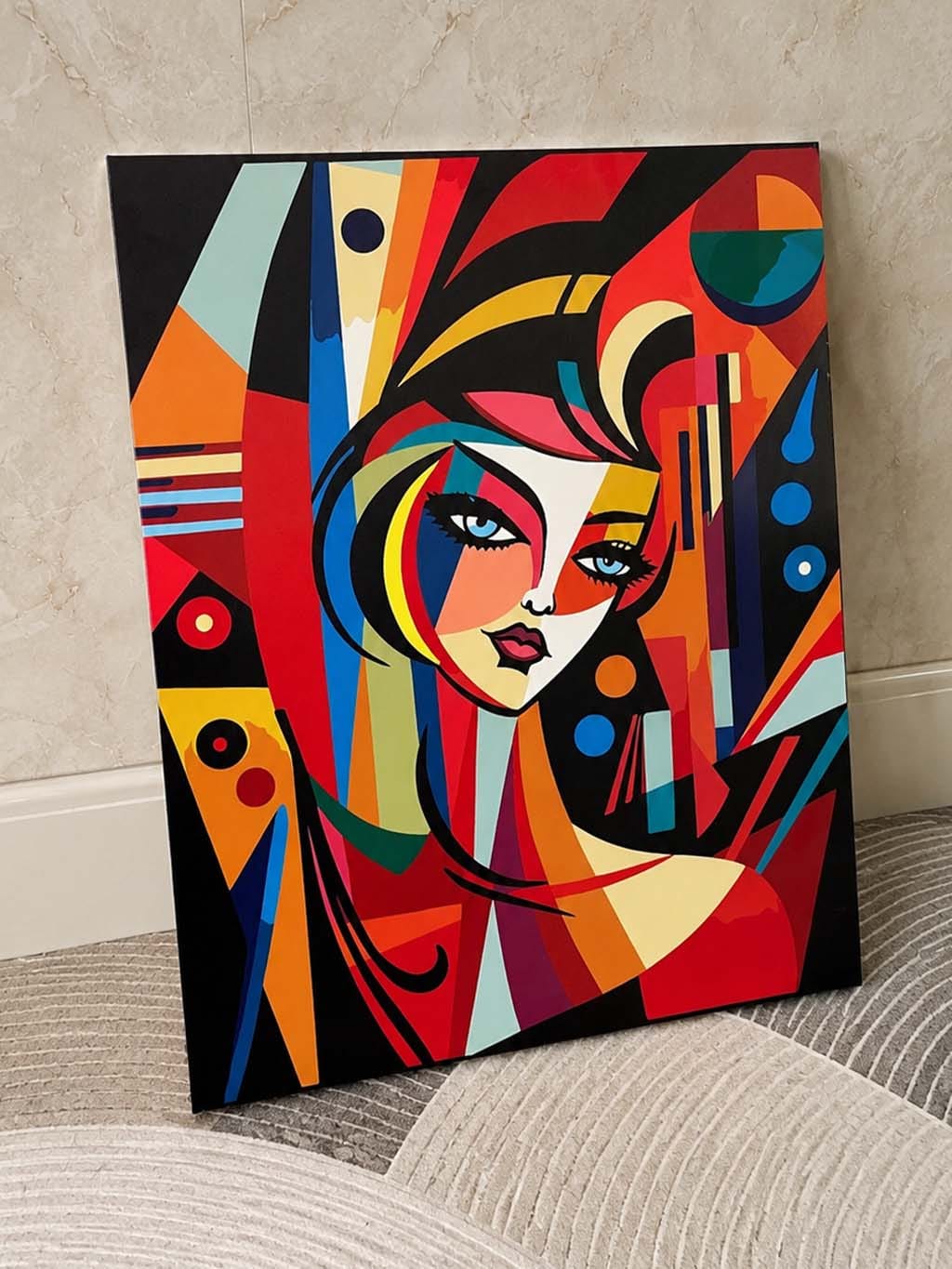Customer photo review of Femme abstraite style Picasso