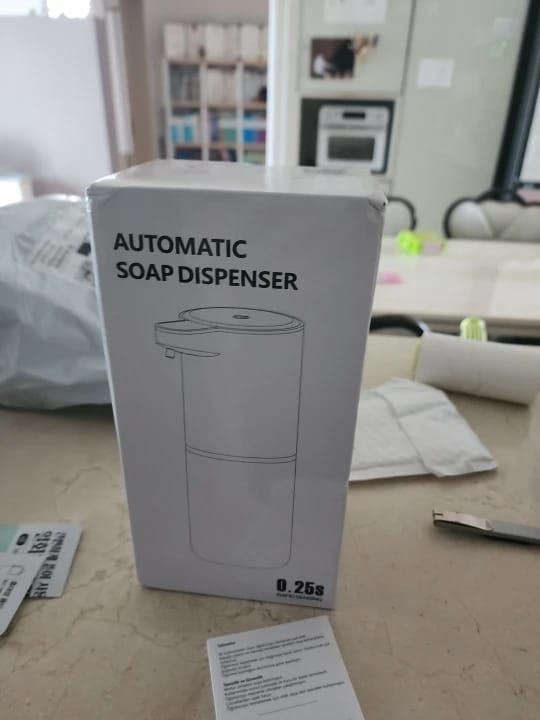 Customer photo review of Liquid Foma Soap Dispenser - Turn Your Everyday Handwashing Into a Smarter Experience
