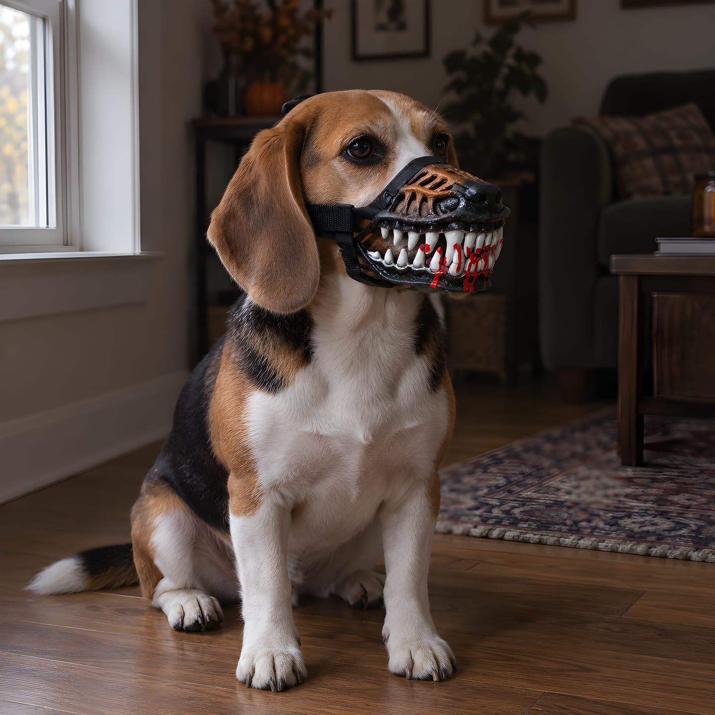 Customer photo review of Bozal Halloween con colmillos terroríficos