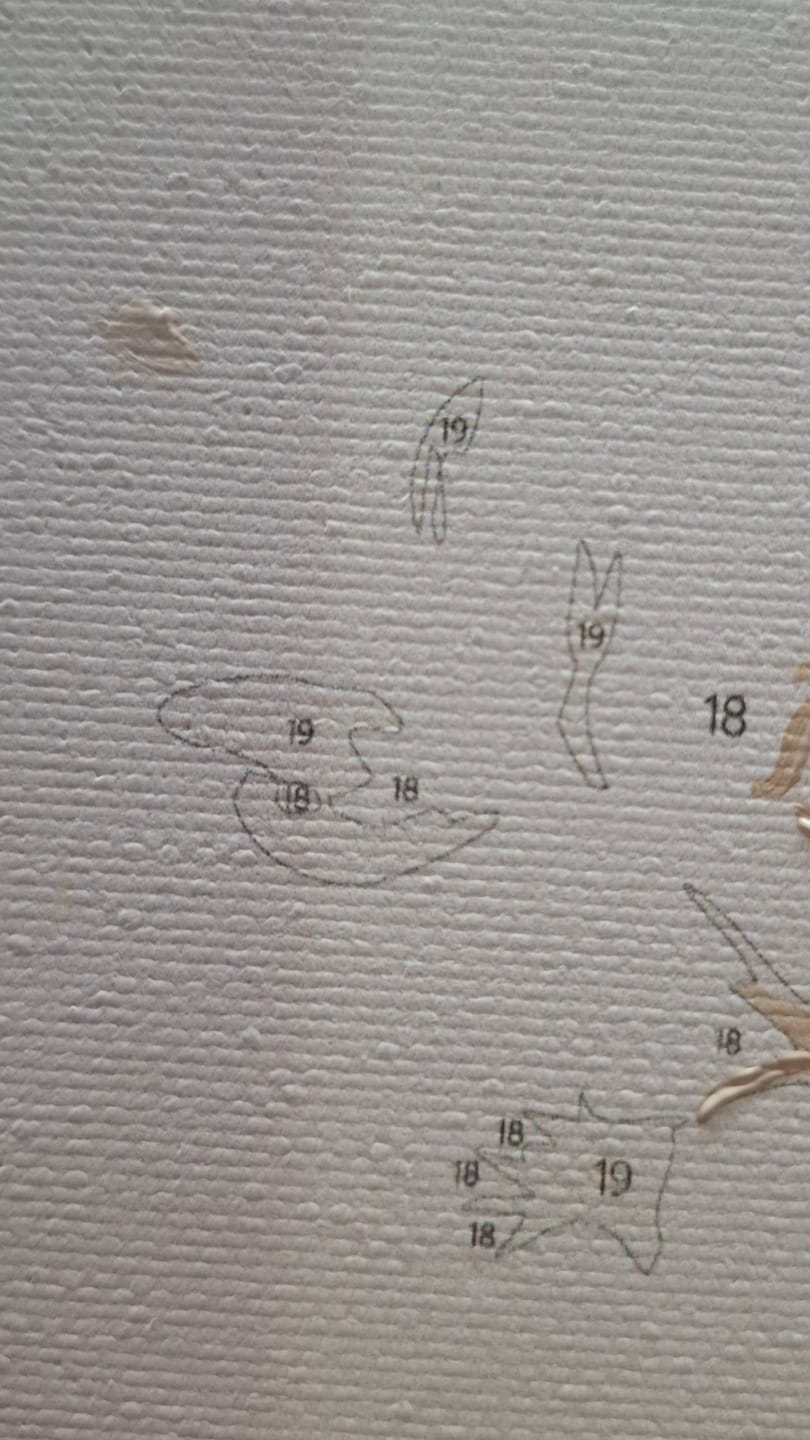Customer photo review of The Royal Heron | Paint by Number