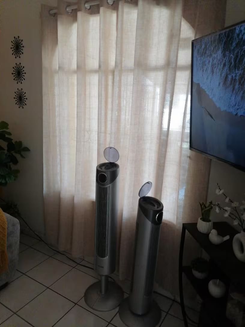 Customer photo review of Cortina Voil de Linho Texturizado Sob Medida - Élysée