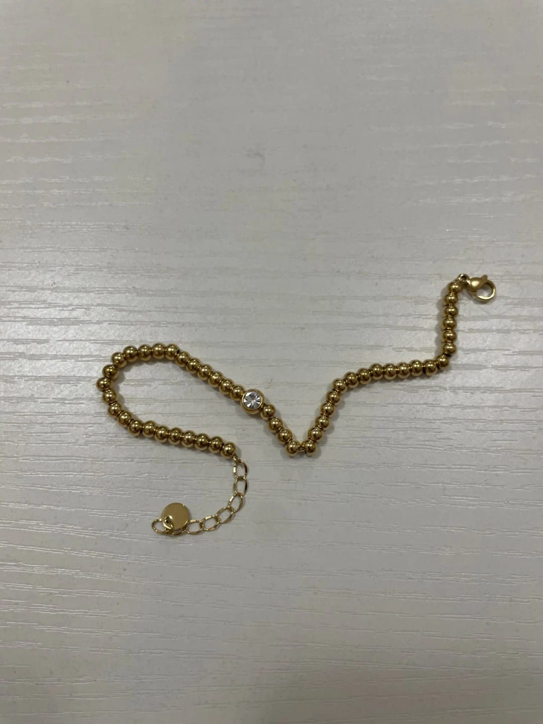 Customer photo review of Solitaire Bead Bracelet