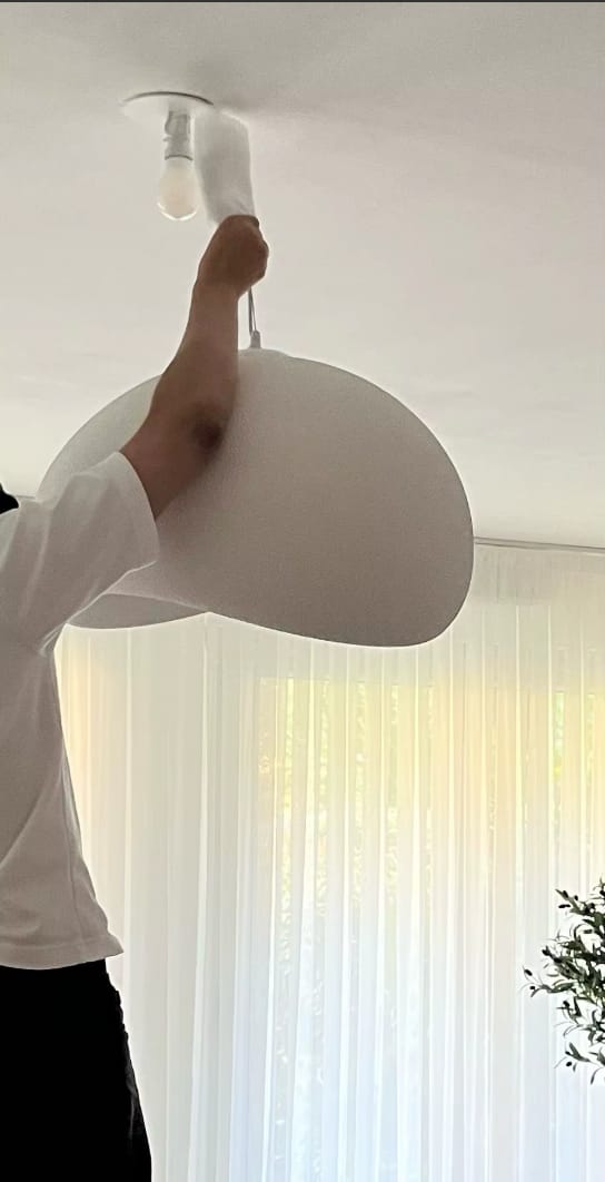 Customer photo review of Japanese Minimalist Pendant Light