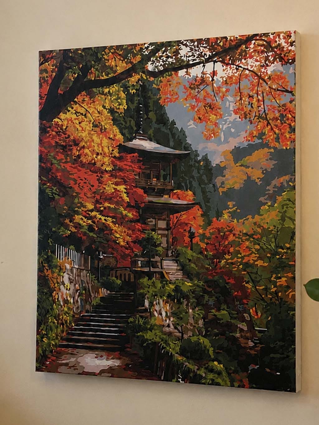 Customer photo review of Pagode japonaise en automne