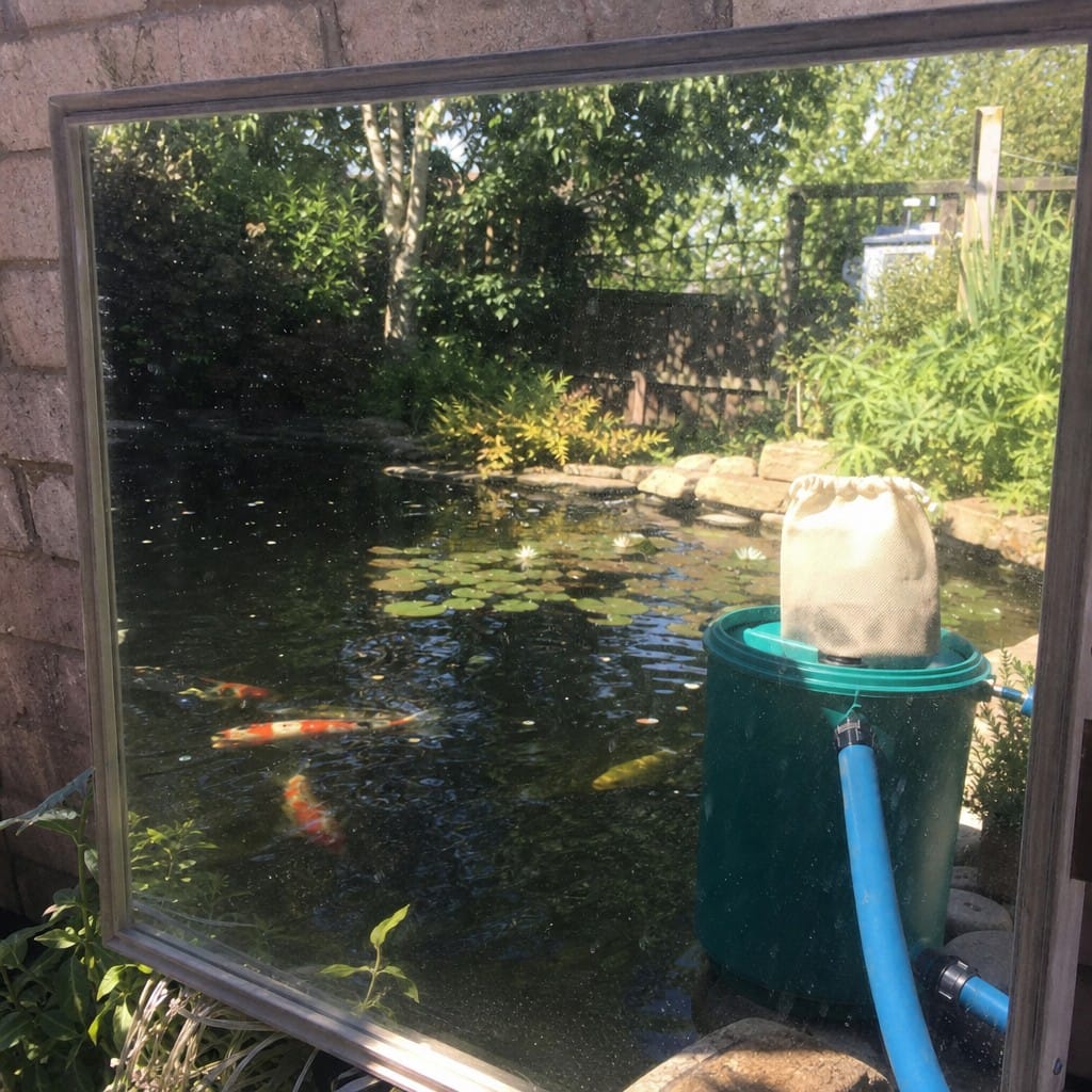 Customer photo review of Pond Ammonia Remover Filter Pouch UK | Removes Nitrite & Heavy Metals | Koi Safe