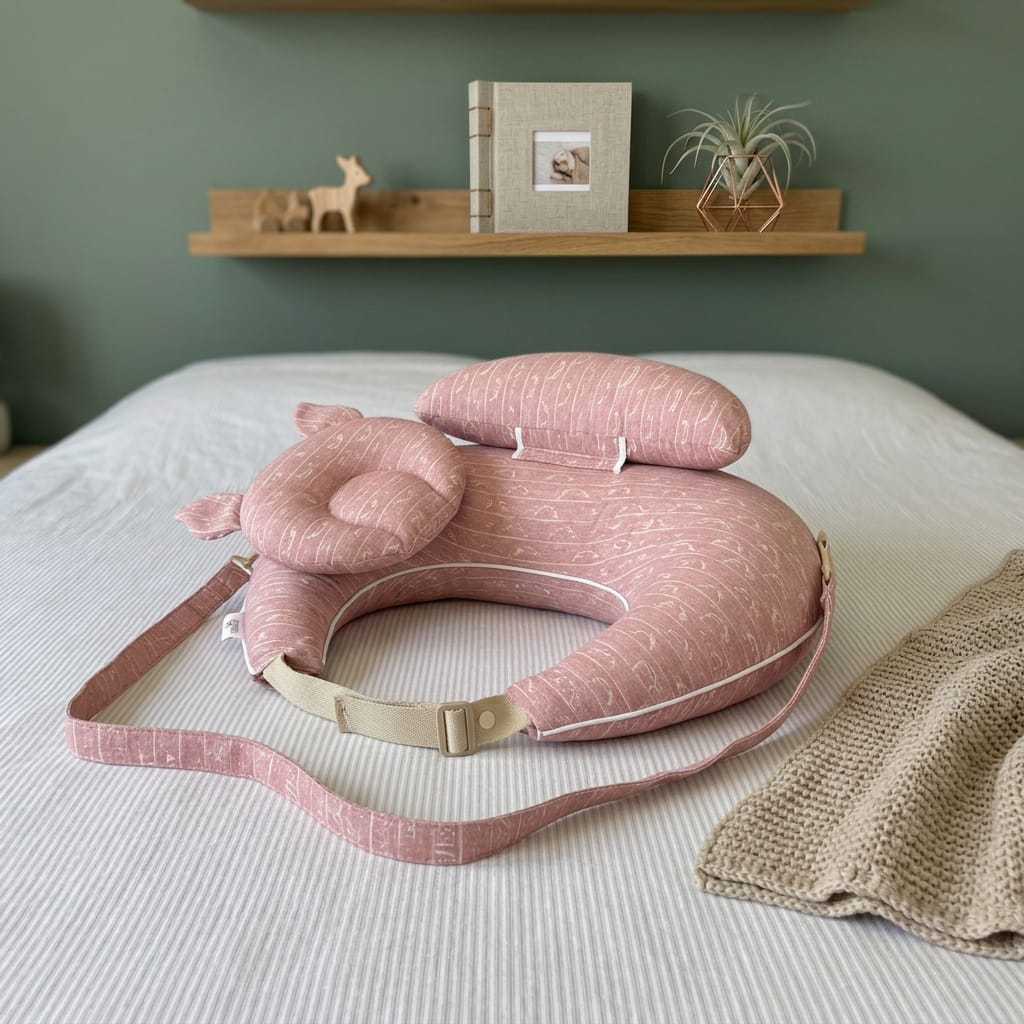 Customer photo review of Almohada CozyHalo Manos Libres