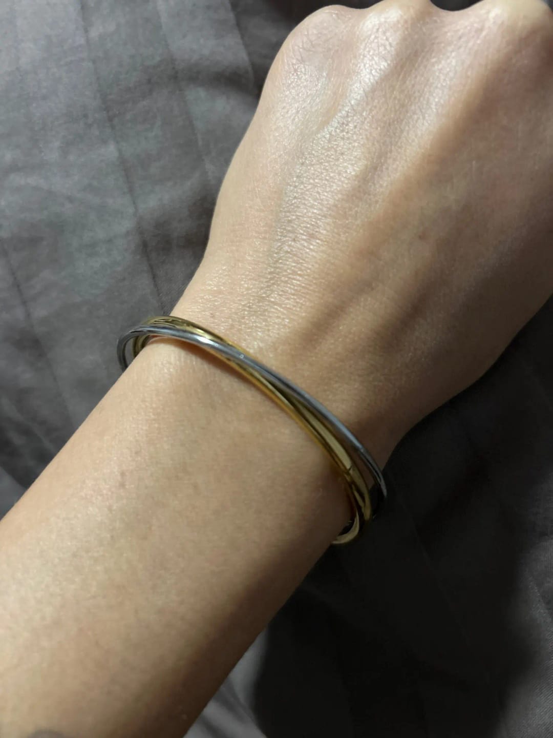 Customer photo review of Unity Intersecting Duo Cuff