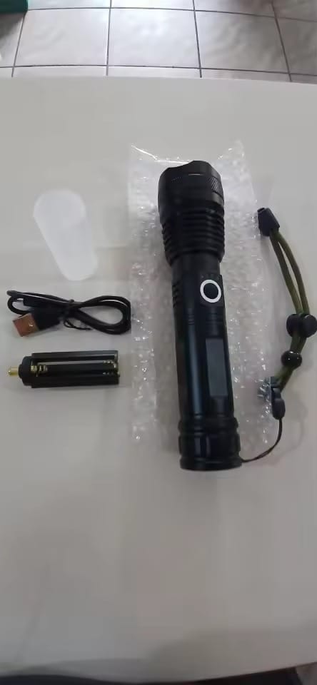 Customer photo review of Heavy-Duty Waterproof LED Flashlight - Telescopic Zoom Torch for Hiking
