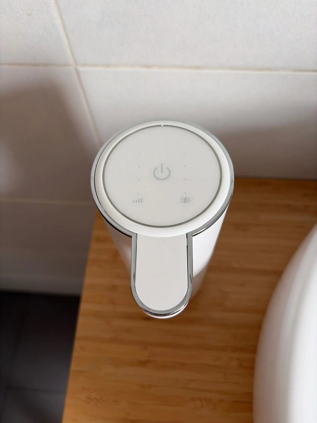 Customer photo review of Liquid Foma Soap Dispenser - Turn Your Everyday Handwashing Into a Smarter Experience
