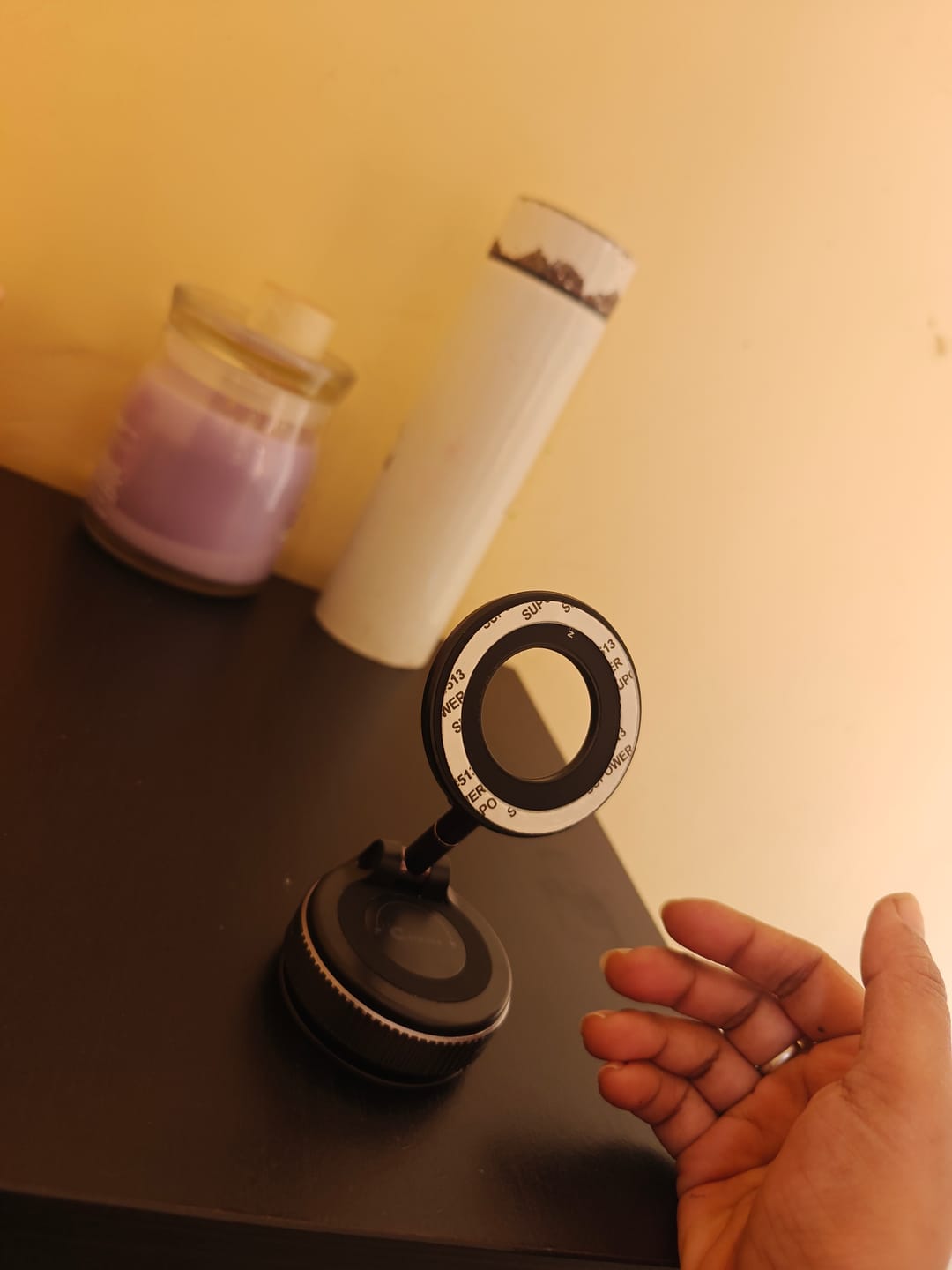 Customer photo review of 360° MagPro Magnetic Phone Holder by Casence